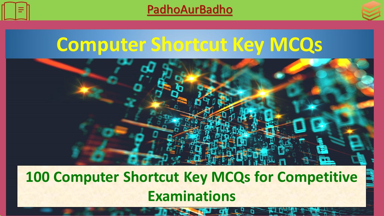 Computer Shortcut Key MCQs